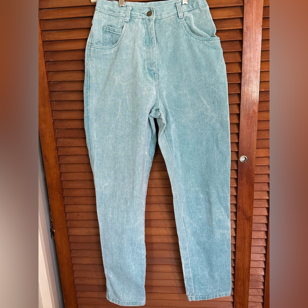 Vintage Clifford & Wills High Rise Teal Blue Jeans 26” Waist